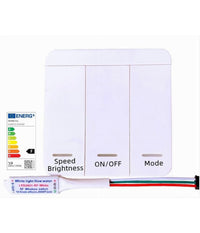 Strip Striscia Led 2835 Flessibile Dc 24v 10 Giochi Luce Ip20 5 Mt W2835-24-120         