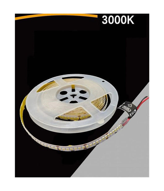 Strip Striscia Led 5mt Dc 24v Smd 2835 Ip20 90w Luce 3000k 6500k 4000k Dc24v-240  -bianco Caldo      -