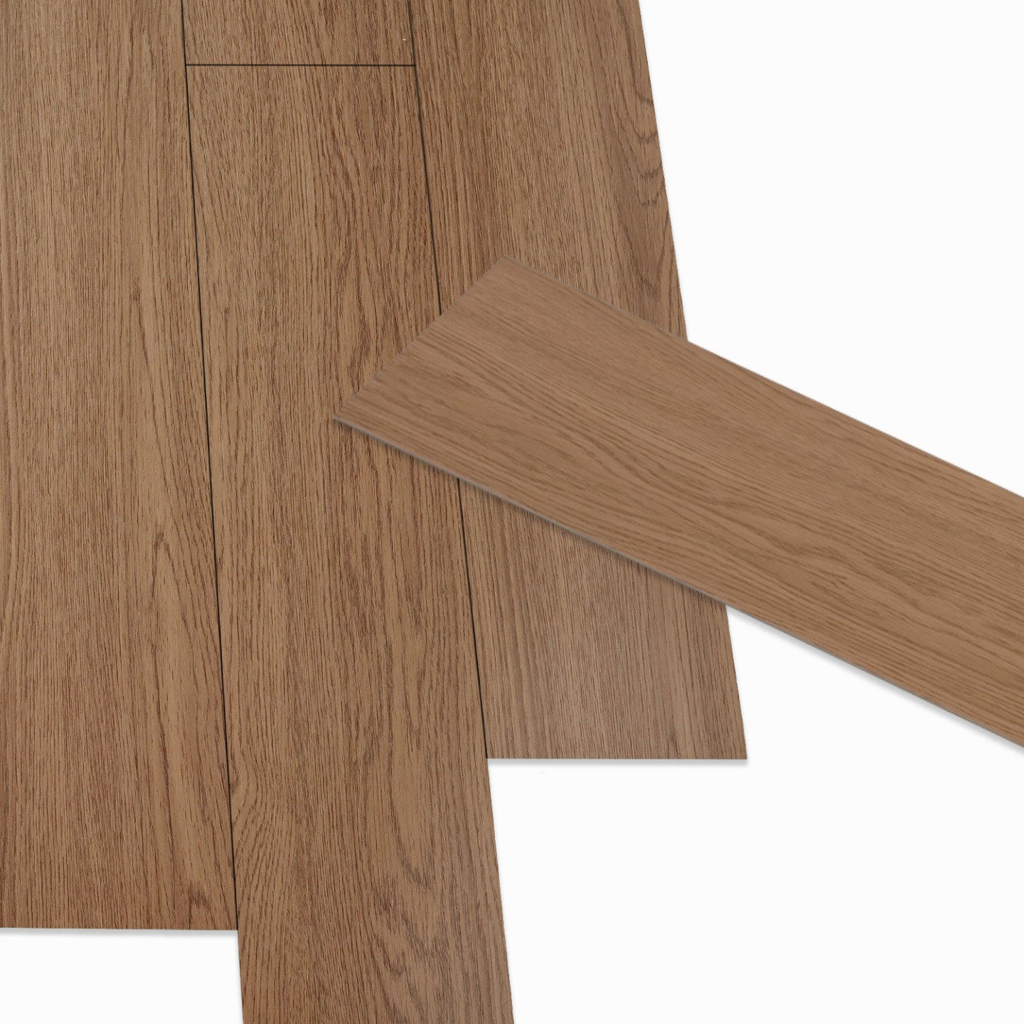 IDMarket - Strisce adesive in PVC SOLEA 2,23m² legno effetto rovere scuro
