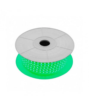 Strisce Led Gommate 2835 144d 10mm 100mt 220v Vari Toni Di Colori Luce 2835smd  -verde      -