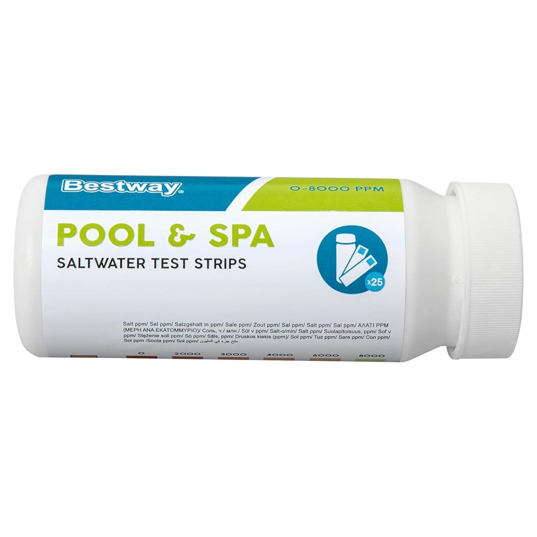 Trade Shop - Strisce Test Reattive Per Piscine Idromassaggi Spa Clorinatore Ad Acqua Salata 58767 -