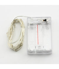 Striscia 3 Metri Strip Led Bobina Flessibile A Batterie Filo Di Rame Luce         