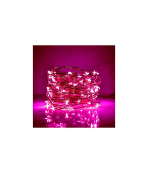 Striscia 3 Metri Strip Led Bobina Flessibile A Batterie Filo Di Rame Luce         