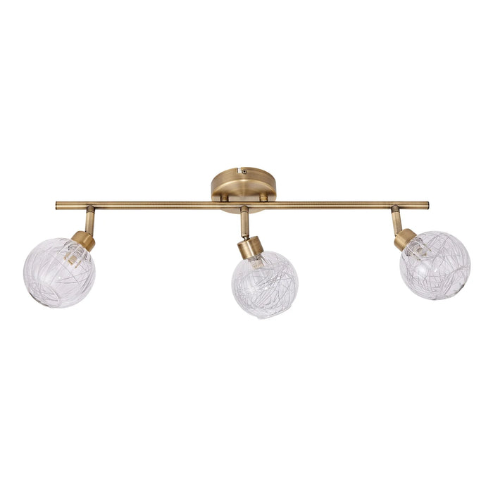 LÚZETE - STRISCIA A 3 LUCI IN PELLE QUINN