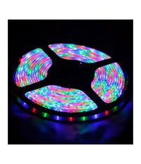 Striscia A Led Rgb 5 Mt Metri 300 Smd 5050 Bobina Strip Adesiva Con Telecomando         