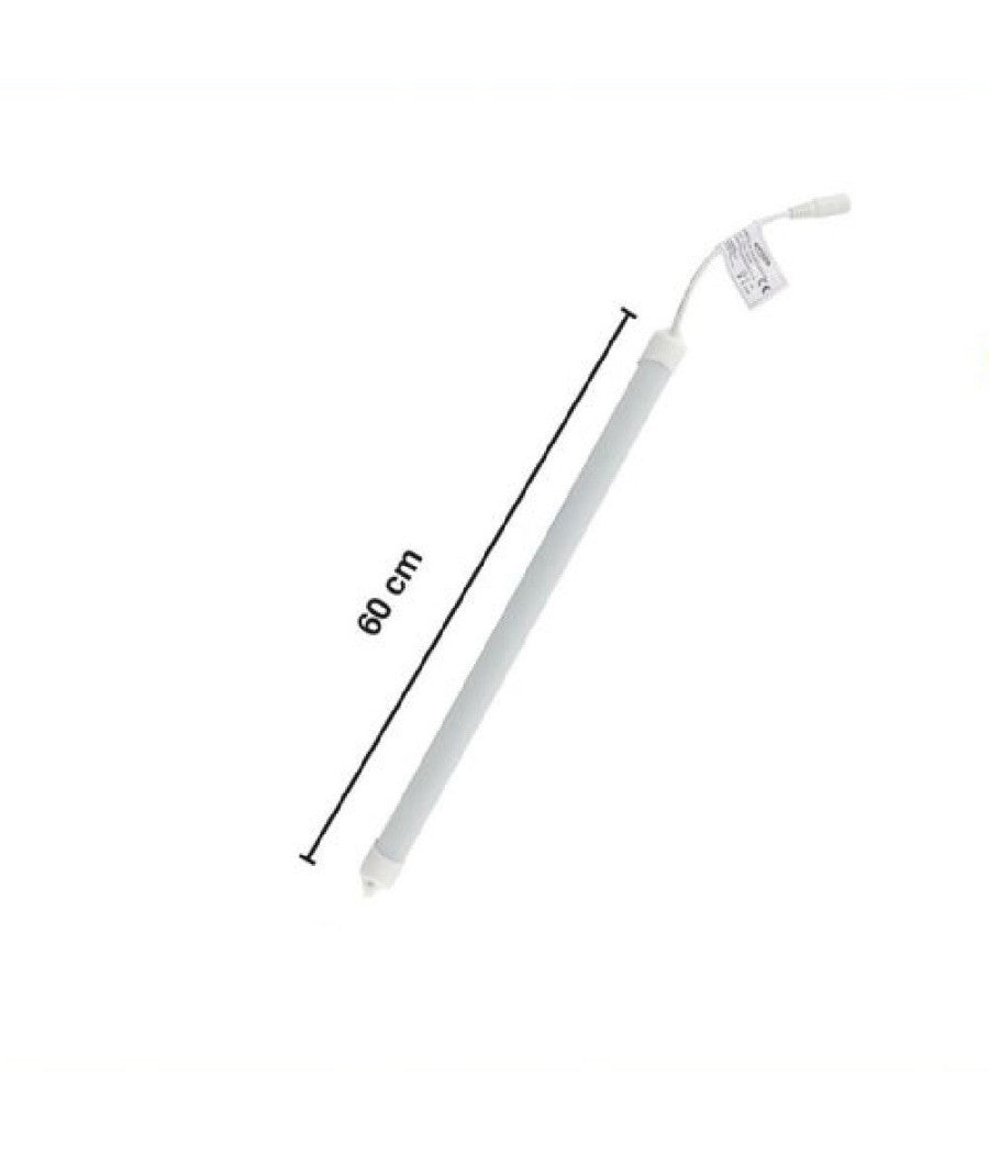 Striscia Barra Led Profilo Alluminio 60cm 10w Luce 3000k 4000k 6500k 3014-12v-60  -bianco Freddo      -