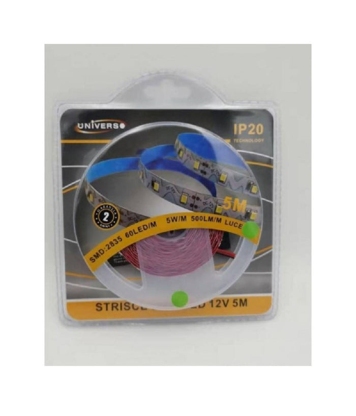 Striscia Flessibile Strip Led Modellabile 5mt Smd 2835 Vari Toni Luce 2835-12v-s  -verde      -