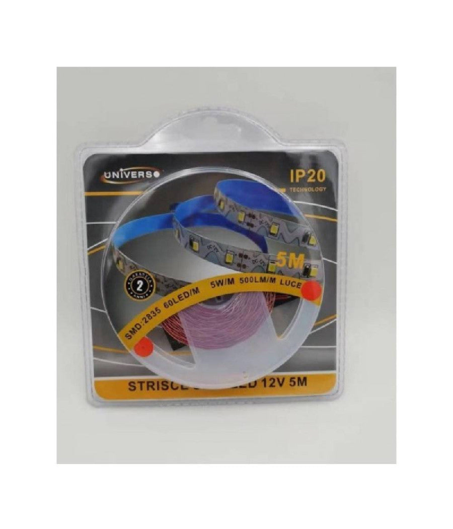 Striscia Flessibile Strip Led Modellabile 5mt Smd 2835 Vari Toni Luce 2835-12v-s         