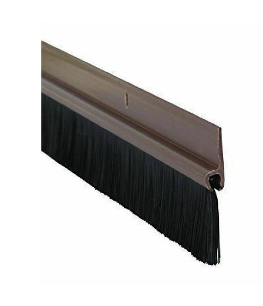 Trade Shop - Striscia Guarnizione Paraspifferi A Spazzola Per Porte Porta Garage 915 Mm -