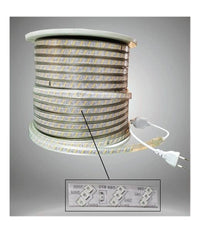 Striscia Led 220v 2835 180 Led Bobina 100 Metri Ip65 Luce Verde 2835-220v-180v         