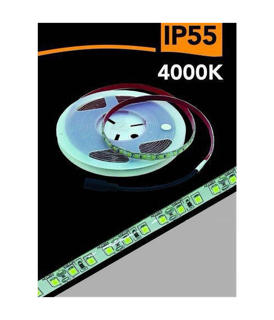 Striscia Led 2835 5mt Bobina Luce 4000k 3000k 6500k Waterprof Ip55 2835-12v         
