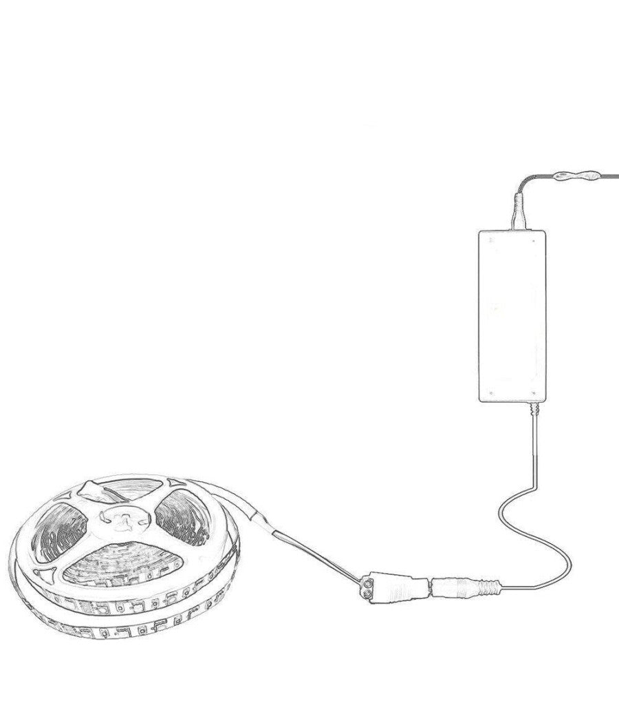 Striscia Led 2835 Strip Bobina 10 Metri 24volt 100 Watt Adesivo 2835-24v-10m-120         