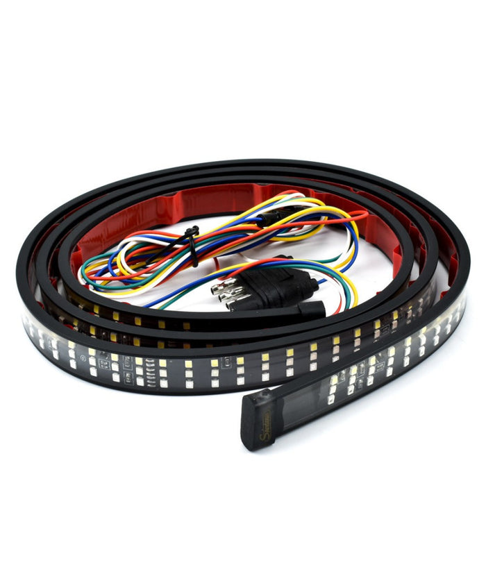 Striscia Led Autoadesiva Illuminazione Rossa Gialla Bianca 1.5mt Auto Q-led2800         