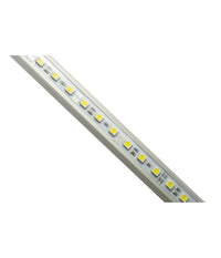 Striscia Led Barra Rigida Profilo Alluminio Copertura Plexiglass 2mt M Metri  -bianco Freddo      -