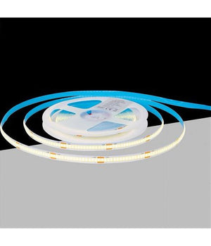 Striscia Led Cob Bobina 5mt Flessibile Dc 24v Varie Temperature Colore Cob-24v-320  -bianco Naturale      -