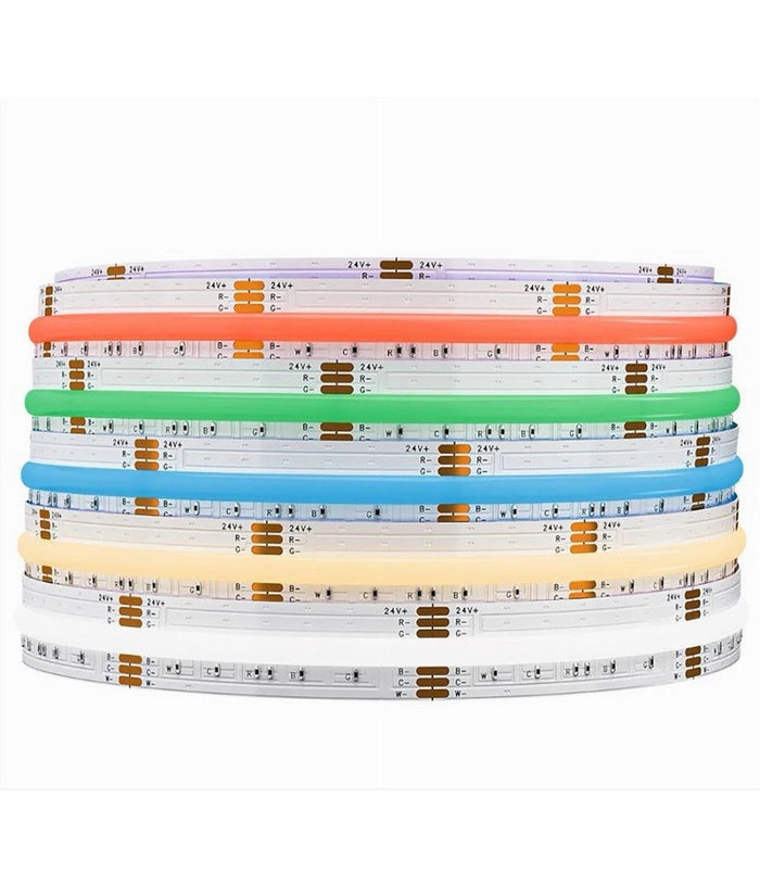 Striscia Led Cob Bobina 5mt Flessibile Dc 24v Varie Temperature Colore Cob-24v-320         