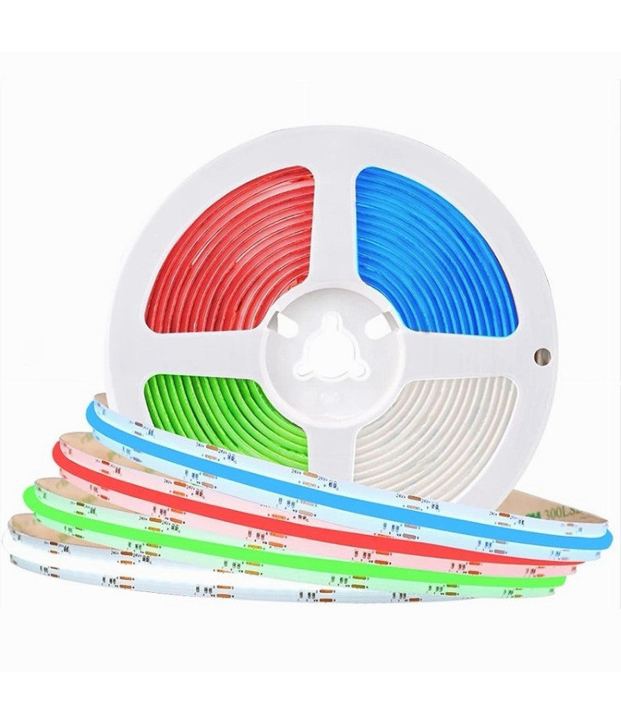 Striscia Led Cob Bobina 5mt Flessibile Dc 24v Varie Temperature Colore Cob-24v-320         