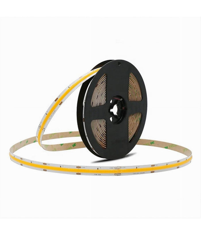 Striscia Led Cob Strip Bobina 50mt 24volt Led Smd Luce 4000k 6500k 3000k Cob-50m         