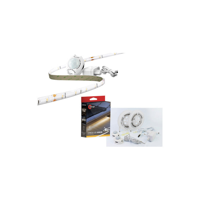 Striscia LED con sensore 2,4 m luce calda 3000 K USB per interni – Century