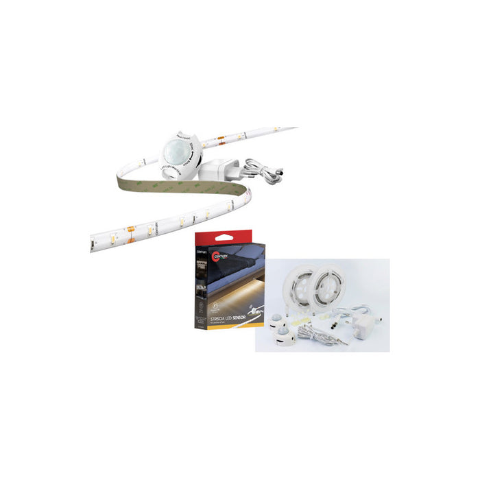 Striscia LED con sensore 2,4 m luce calda 3000 K USB per interni – Century