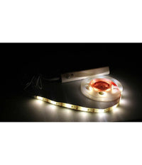 Striscia Led Con Sensore Di Movimento 1 Metro 4000k 2,4w Per Cassetti Armadi         