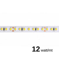 Striscia a led da 12W/MT 24V 1699 lm/mt 3000K - Bobina da 5 metri IP20