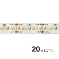 Striscia a led da 20W/MT 24V 2608 lm/mt 6000K - Bobina da 5 metri IP20