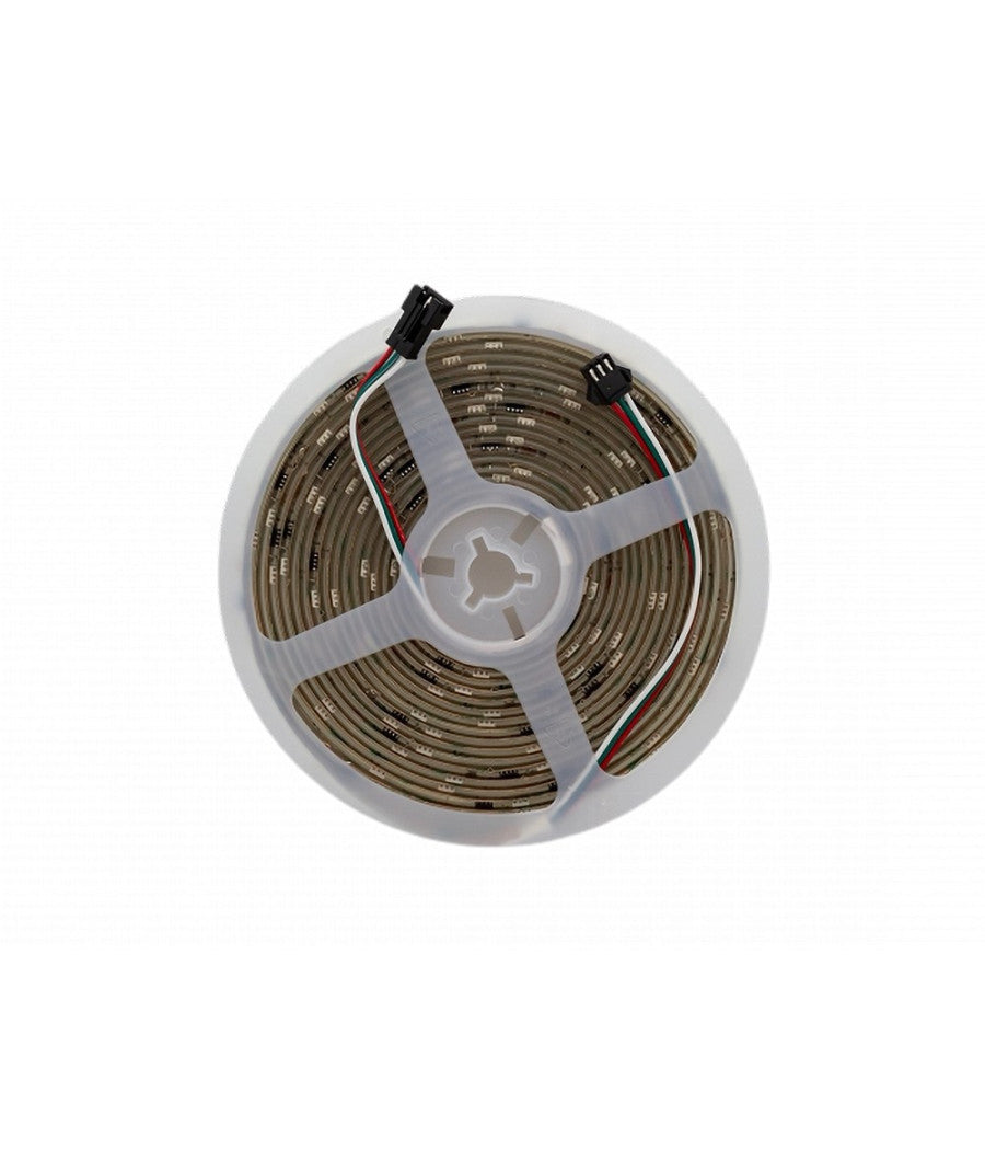 Striscia Led Digitale Intelligente Wifi Kit 5mt 24w Rgb Sincronizza Musica Xz-d031         