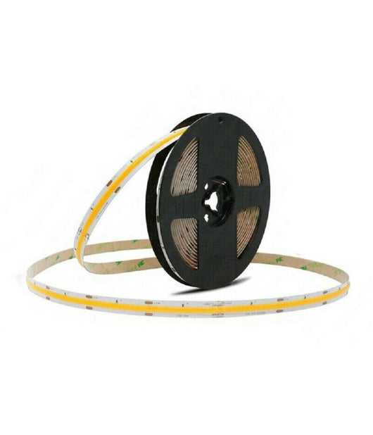 Striscia Led Flessibile Strip Led Cob 24v 10mt Luce Fredda Calda Naturale 24vcob         