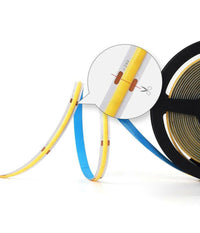 Striscia Led Flessibile Strip Led Cob 24v 10mt Luce Fredda Calda Naturale 24vcob         