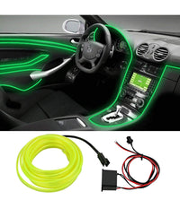 Striscia Led Fluorescente Verde Ws1181 Neon 12v 14w Illuminazione Interno Auto         