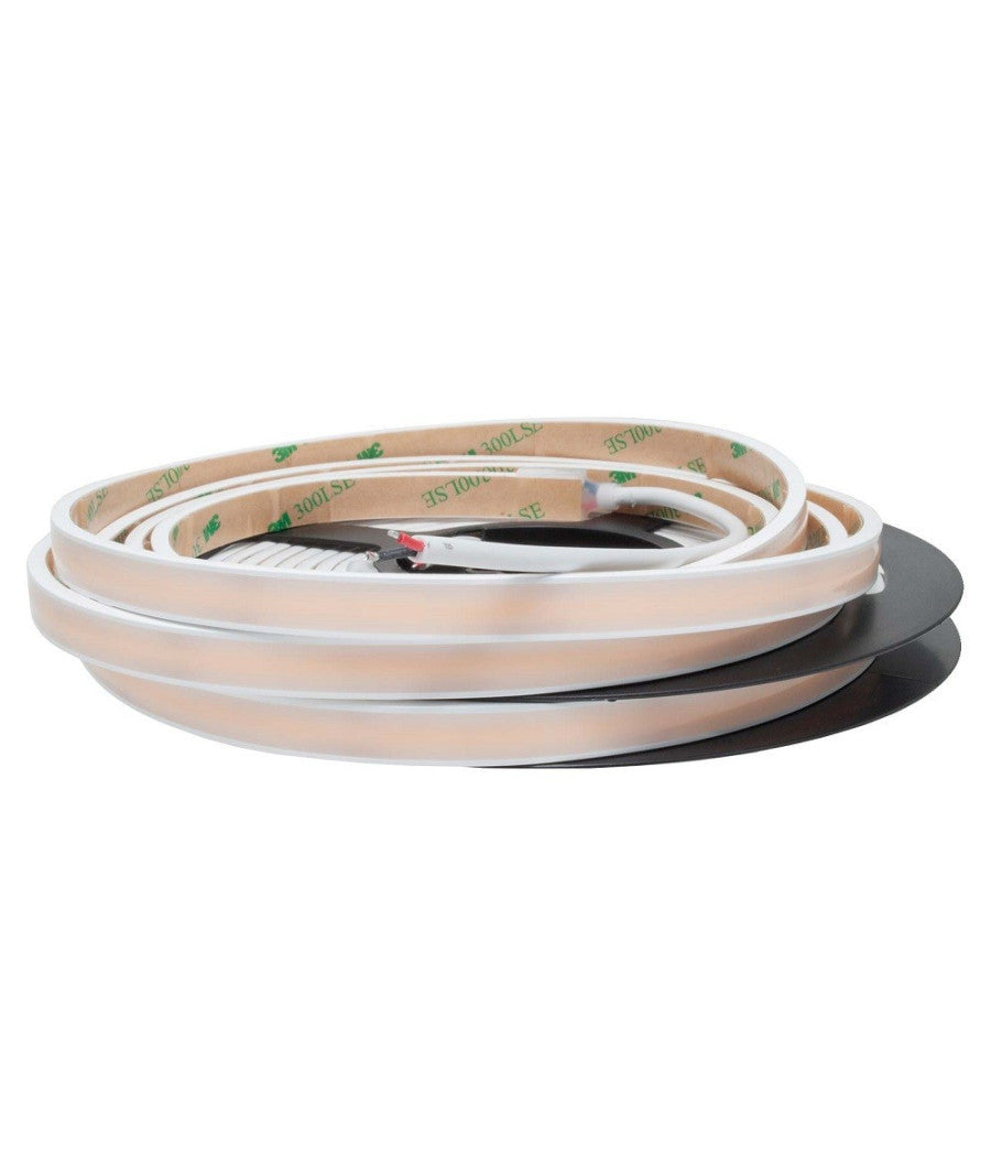 Striscia Led Ip68 Cob Flessibile Neon Dimmerabile 24v Luce Box Doccia Bagno Vasca  -bianco Freddo      -