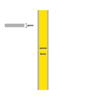 Striscia Led Ip68 Cob Flessibile Neon Dimmerabile 24v Luce Box Doccia Bagno Vasca  -bianco Caldo      -