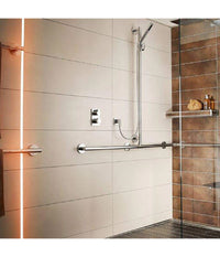 Striscia Led Ip68 Cob Flessibile Neon Dimmerabile 24v Luce Box Doccia Bagno Vasca  -bianco Freddo      -