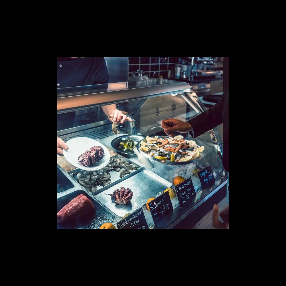 Striscia led per illuminare il banco alimenti del Pesce - Bobina da 5m 14,4W/M 95LM/W IP20 11.600K