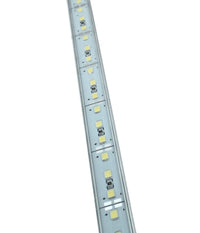 Striscia Led Profilo Barra Alluminio Impermeabile Ip67 1 Metro 72 Led 5630 18w         