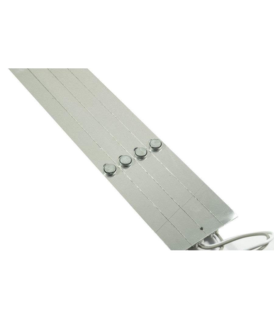 Striscia Led Rigida Calamitata Barra Kit Plafoniera Lampada Neon Luce Strip  -bianco Freddo   51 Cm   -