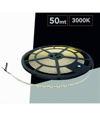 Striscia Led Smd 2835 Bobina Da 50mt 24v Ip20 Luce 3000k 6500k 4000k 50m-24v-240         