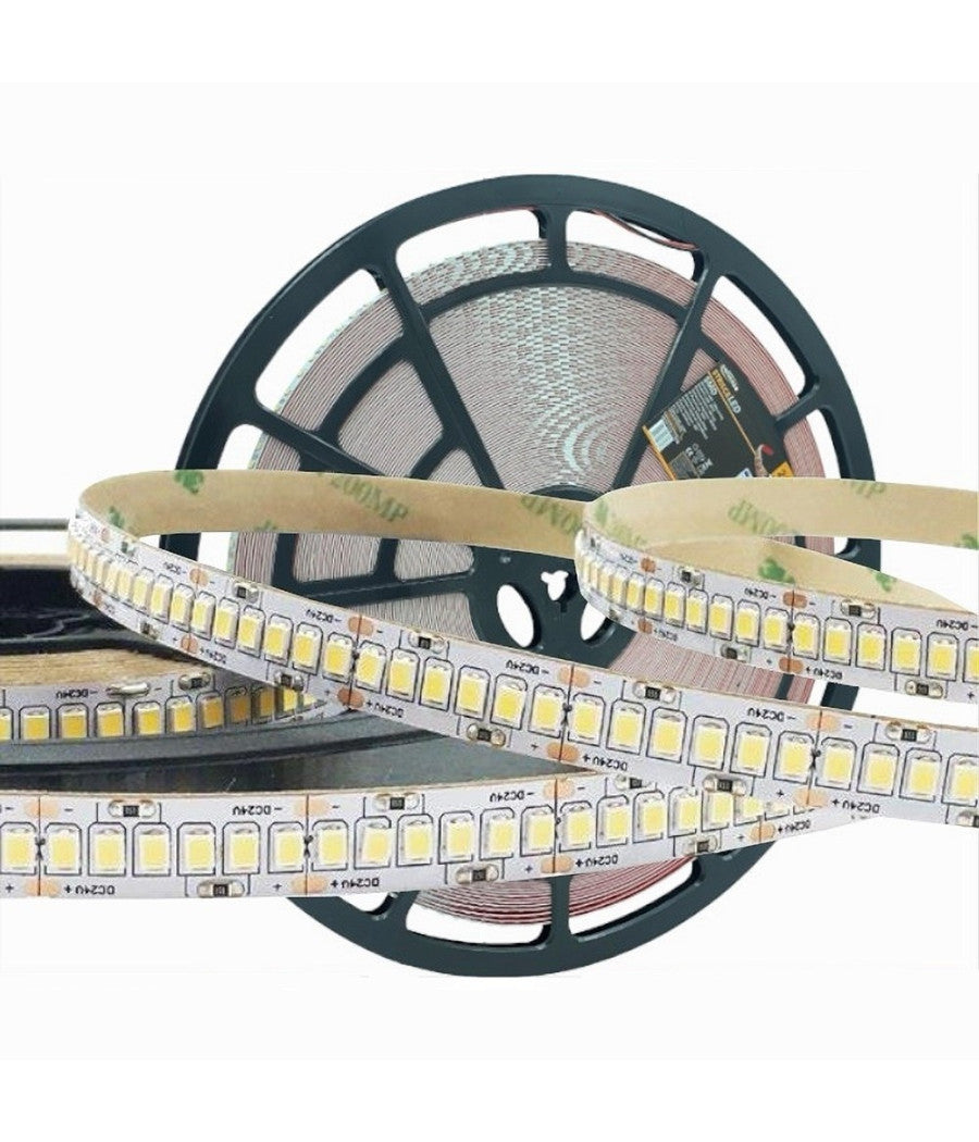 Striscia Led Smd 2835 Bobina Da 50mt 24v Ip20 Luce 3000k 6500k 4000k 50m-24v-240         
