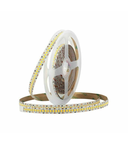 Striscia Led Smd 2835 Strip 5 Mt Bobina Luce Naturale Calda Fredda 2835 12v         