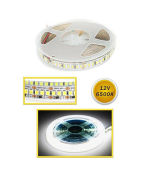 Striscia Led Smd 2835 Strip 5 Mt Bobina Luce Naturale Calda Fredda 2835 12v         