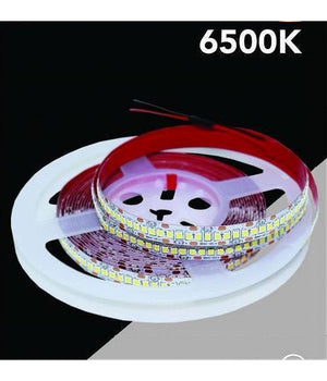 Striscia Led Smd 2835 Strip 5 Mt Bobina Luce Naturale Calda Fredda 2835 12v  -bianco Freddo      -