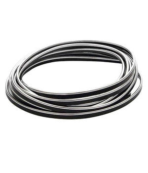 Striscia Profilo Decorativa Adesivo Cromato Cromata Argento Ws1180 Interno Auto         