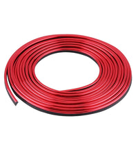 Striscia Profilo Decorativa Adesivo Cromato Cromata Rosso Ws1180 Interno Auto         