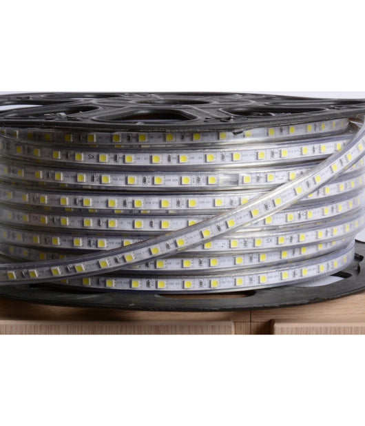 Striscia Strip Led A Metro Led Luce Fredda Calda Rgb Driver Incluso Per Esterno         