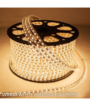 Striscia Strip Led A Metro Led Luce Fredda Calda Rgb Driver Incluso Per Esterno         