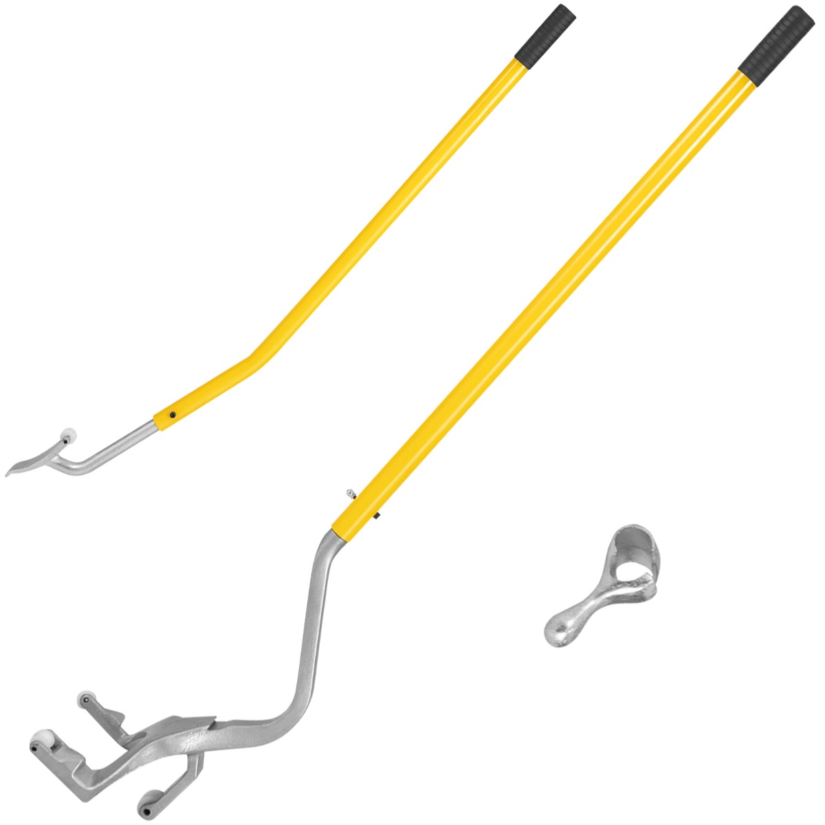 Strumento di montaggio e smontaggio pneumatici cambia gomme da 44 a 62cm, Strumenti per riparazione auto Giallo-Accessori per veicoli