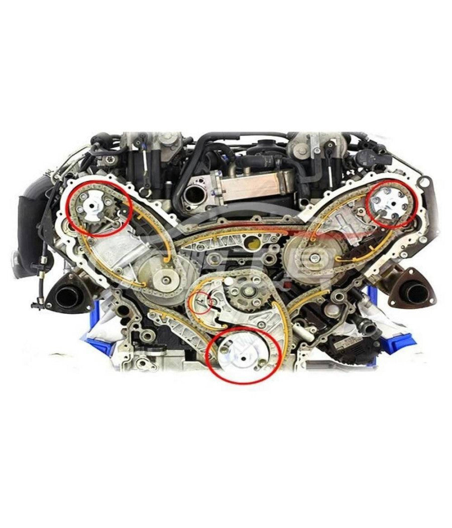 Strumento Bloccaggio Pompa Cilindro Catena Distribuzione Motore Diesel Common Rail         