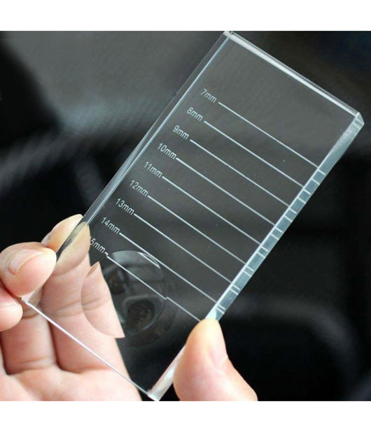 Strumento Estensione Ciglia 5 Pezzi Rettangolare Allungamento Extension Supporto         