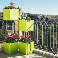 Struttura Metallica Verniciata H 80 per Vasi Cube Youcube e Matera